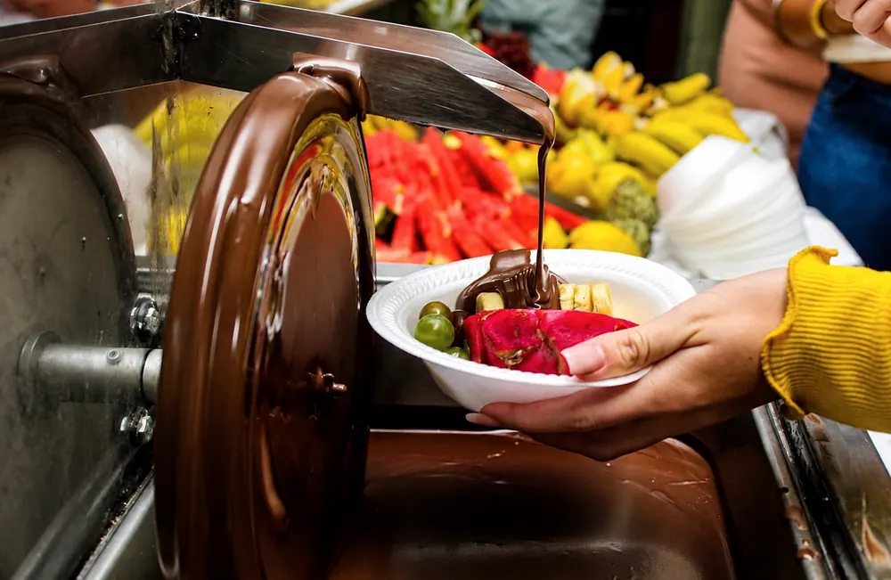 Cascata de chocolate